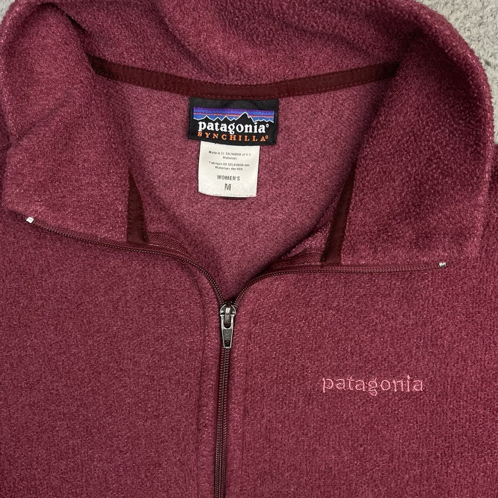Patagonia Women's Full Zip Synchilla Fleece Jacket Size Medium‎